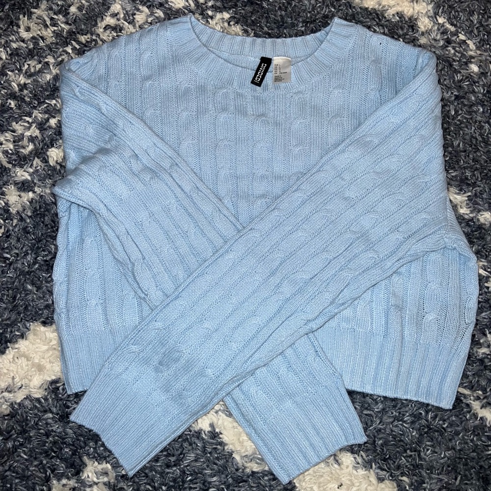 H&M blue sweater